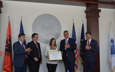 Presidenti Thaçi, Ndan Diplomën E Parë Në UMIB (maj 2016)