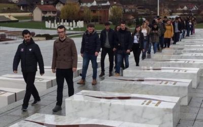 Student Parliament Of The University “Isa Boletini” In Mitrovica Visits For The Flag Day