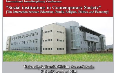 CALL FOR PAPERS International Interdisciplinary Conference: “Social Institutions In Contemporary Society”