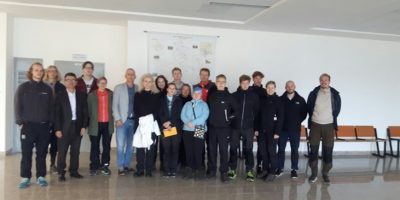 A Group Of Students With Their Teachers From Åbo Academy University In Finland Visited The Faculty Of Geosciences