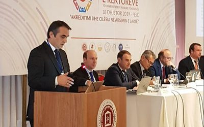 Rector Musaj Attends The Conference Of Rectors Organized By UHZ