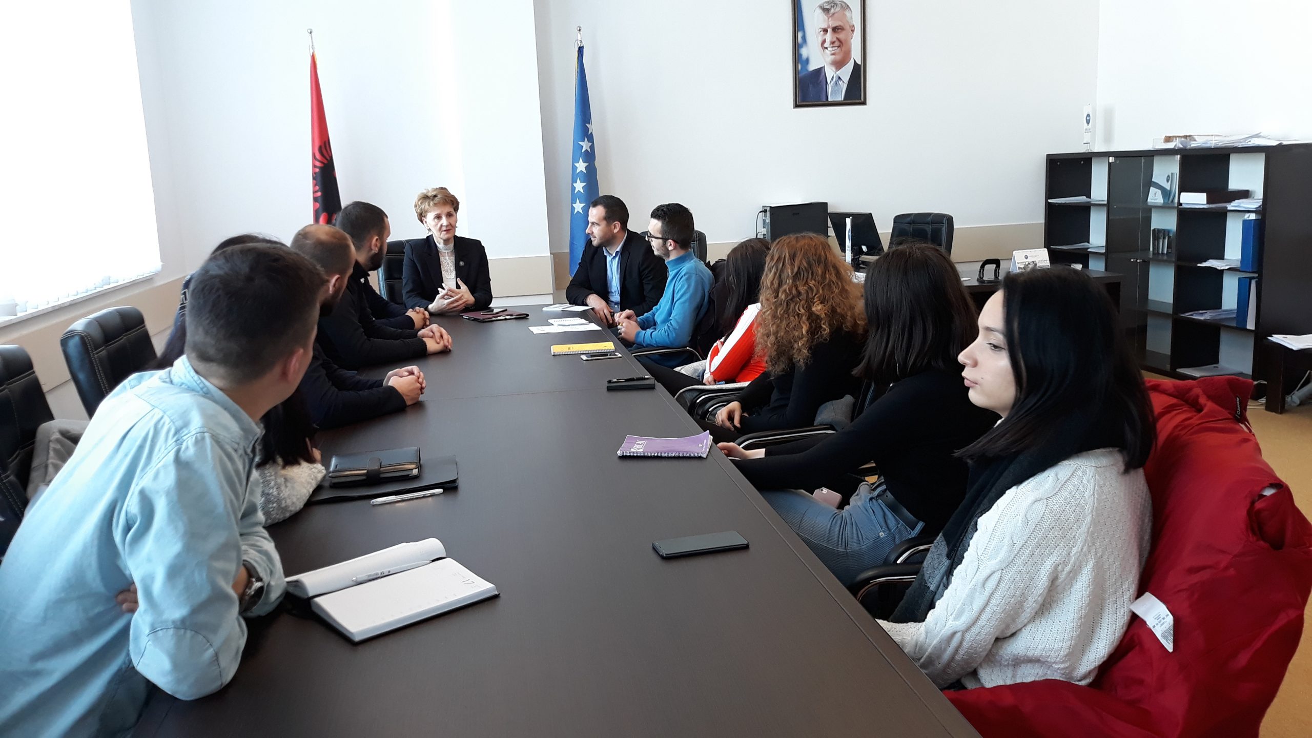 Vice-rector Shala Met With Student Representatives