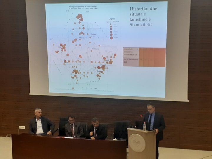 Tryeza “Tërmetet, Zonat Sizmike Dhe Aktiviteti Sizmik Në Kosovë”