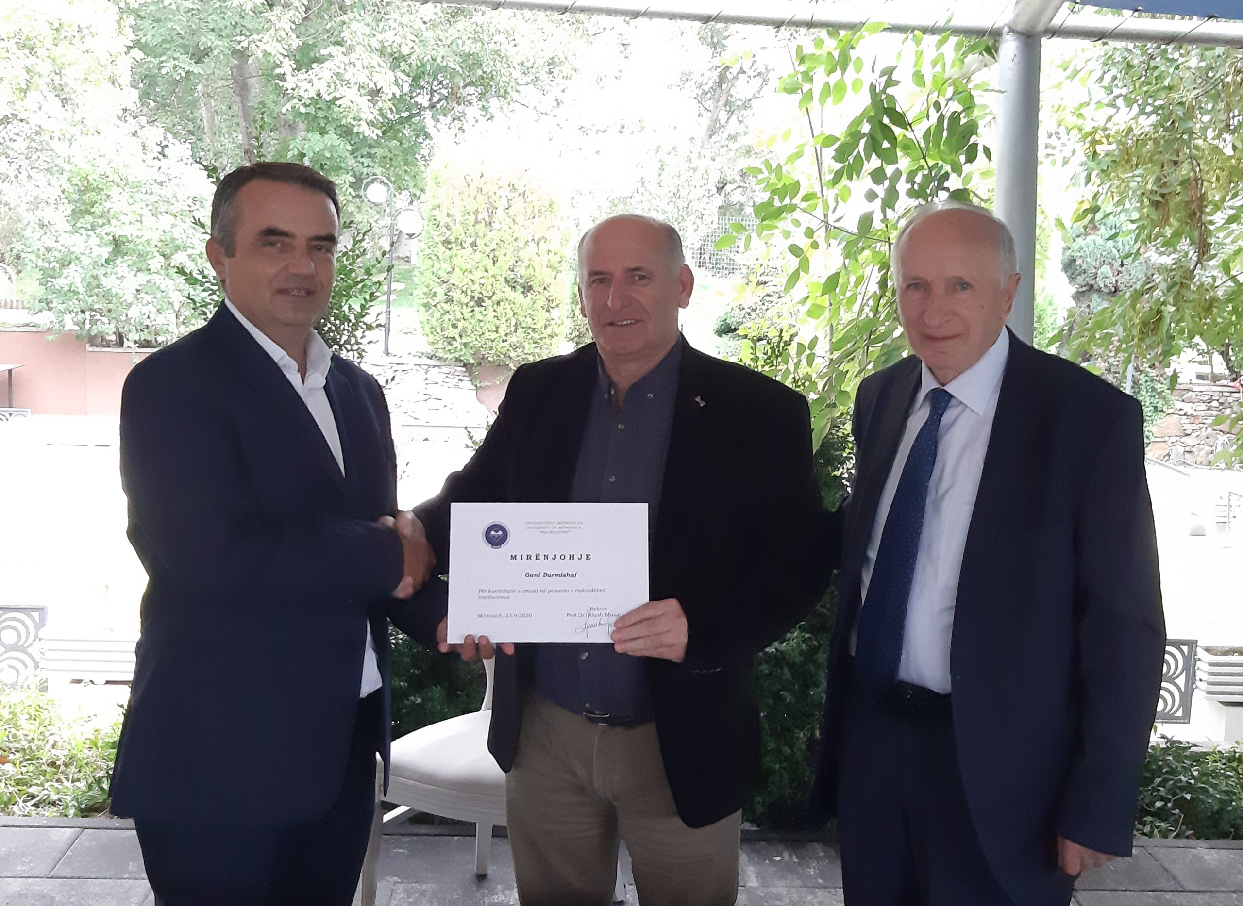 Acknowledgment For Contribution To The UMIB Re-accreditation Process