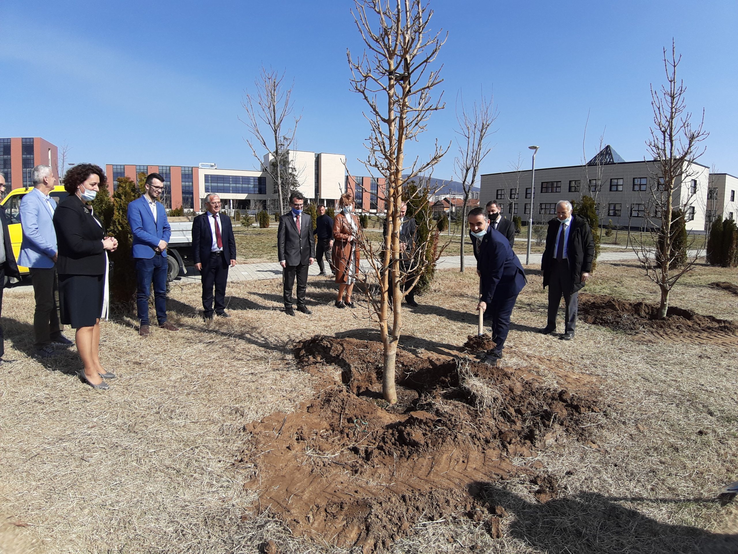 Nis Projekti Për Mbjelljen E Fidanëve Në Oborrin E UIBM