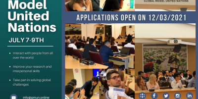 UIBM Students Are Invited To Participate In This Year’s Edition Of The United Nations Global Model (GMUN), Which Will Be Held July 7-9, 2021 (online)