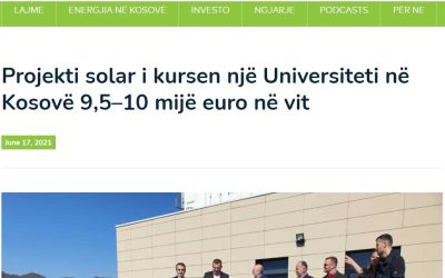 Projekti Solar Në UIBM Vlerësohet Model I Mirë Për Institucionet