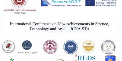 Njoftim Për Vazhdimin E Afatit Për Dorëzimin E Abstrakteve/punimeve Për Pjesëmarrje Në Konferencën “International Conference On Innovation Research In Science, Technology And Arts” – ICIR-STA