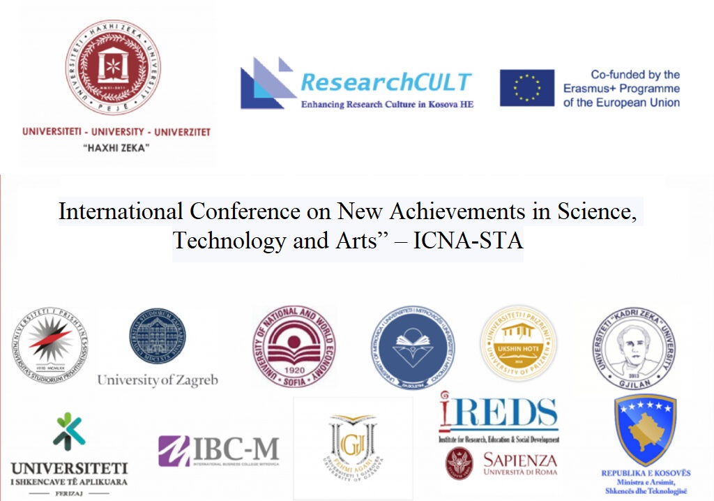 Njoftim Për Vazhdimin E Afatit Për Dorëzimin E Abstrakteve/punimeve Për Pjesëmarrje Në Konferencën “International Conference On Innovation Research In Science, Technology And Arts” – ICIR-STA