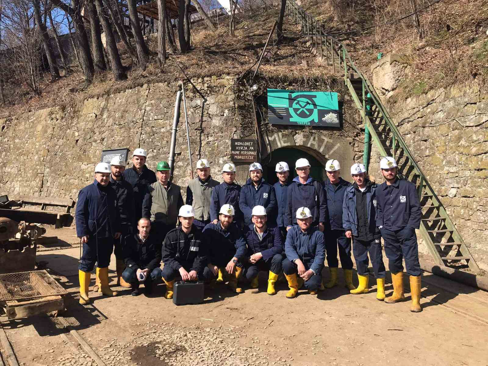 A Study Visit Was Made To The “Trepca”-Stan Terg Mine, As Part Of The Practical Training