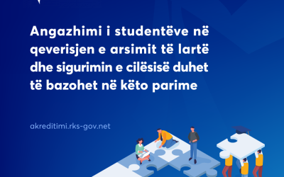 Të Drejtat E Studentëve Për Përfshirje Në Proceset E Sigurimit Të Cilësisë Në Arsimin E Lartë Në Kosovë