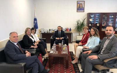 Rector Musaj Received In A Meeting Some Representatives Of The Faculty Of Economics – Prilep From The University “Saint Kliment Ohridski”