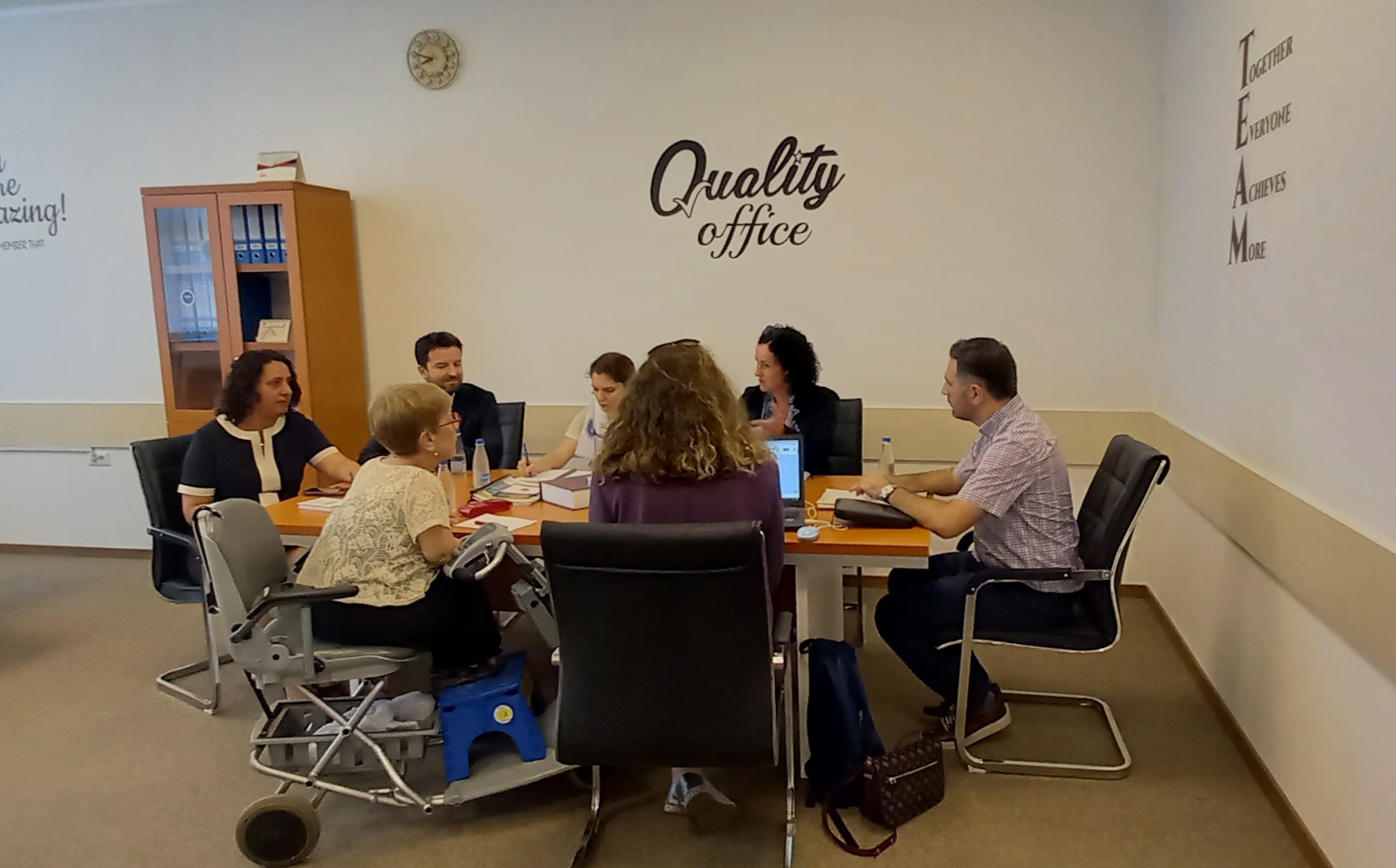 The Monitoring Team From HERAS+ Highly Appreciates The Progress In The UIBM Project ‘Equality Through Education – Raising Awareness Of The Rights Of Persons With Disabilities’