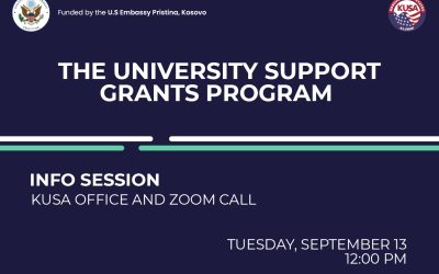 Njoftim Për Mundësinë E Aplikimit Për “The University Support Grants Program”