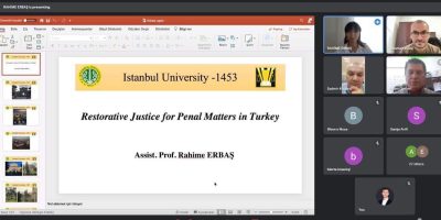 Profesoresha E Fakultetit Juridik Të Universitetit Të Stambollit Rahime Erbaş Mbajti Një Ligjëratë Online Për Studentët E Fakultetit Juridik Të UIBM-së, Me Temë: “Restorative Justice For Penal Matters In Turkey“