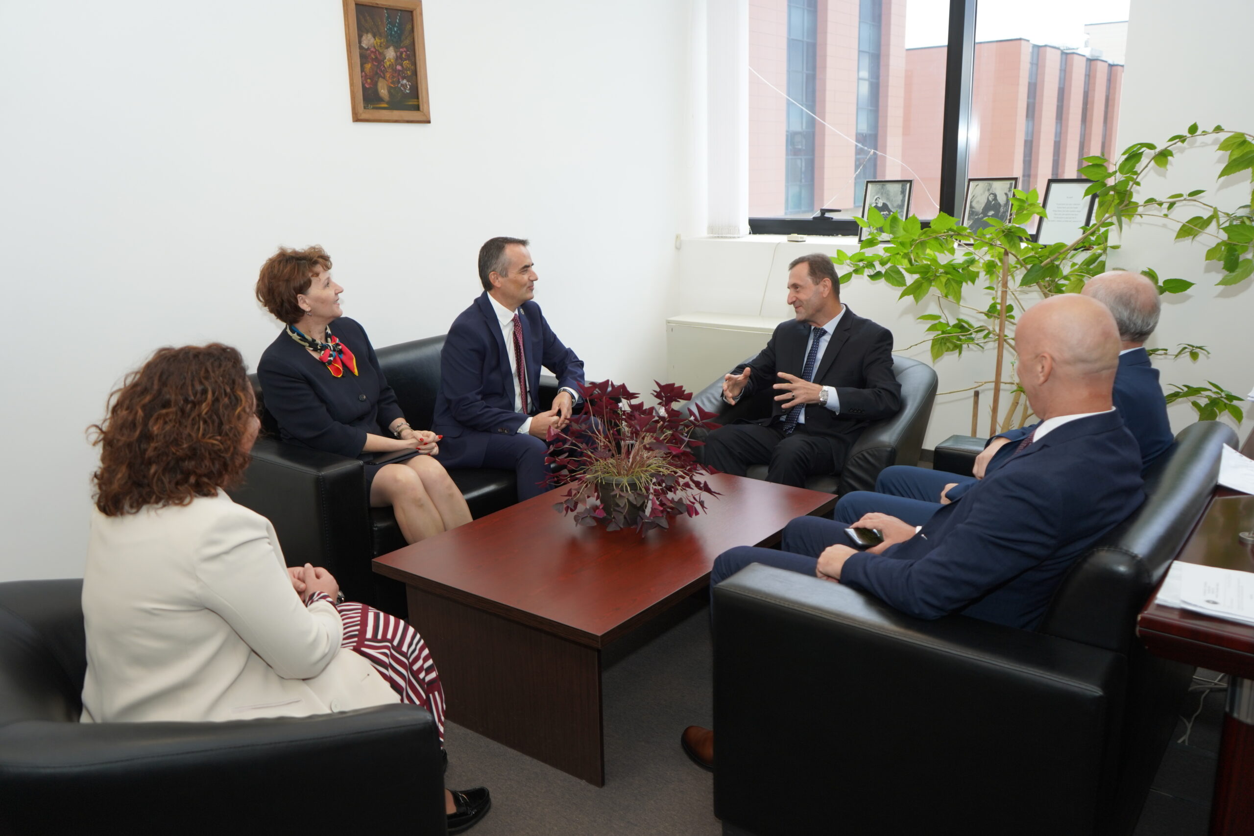 Rector Musaj, Accompanied By The Vice-rectors And The President Of The Student Parliament, Visited The Academic Units