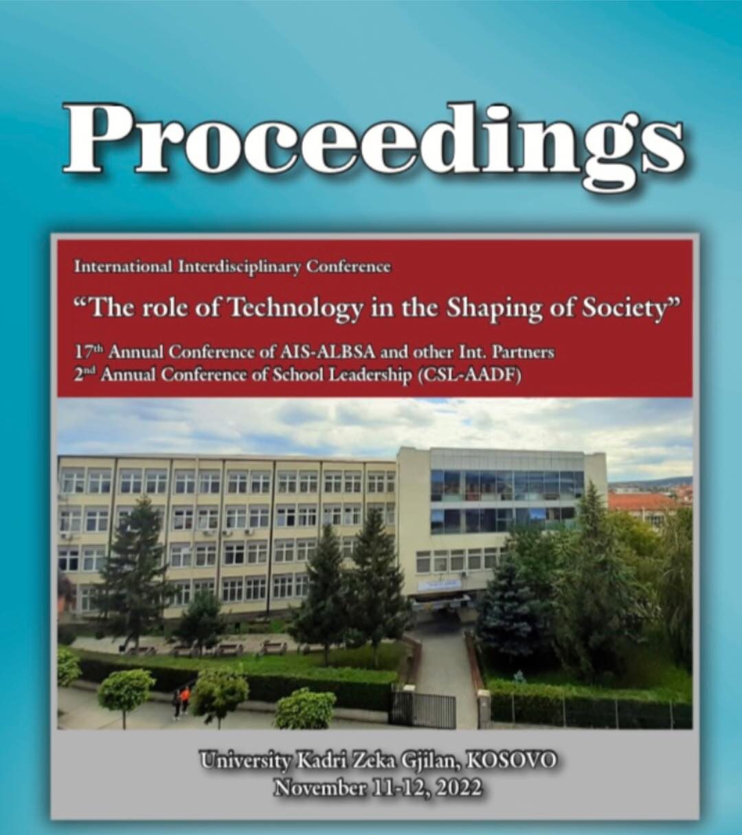 Proceedings From The 17th International Interdisciplinary Conference “The Role Of Technology In Shaping Society” Were Held