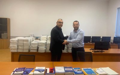 Prof. Assoc. Dr. Esat Dërguti, Donated 27 Books To The University Library