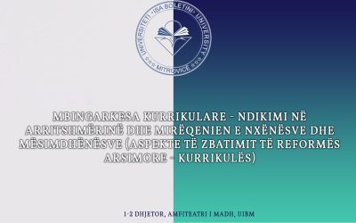 The Conference “CURRICULAR OVERLOAD – THE IMPACT ON THE ACHIEVEMENT AND WELL-BEING OF STUDENTS AND TEACHERS” Starts Tomorrow On 01.12.22