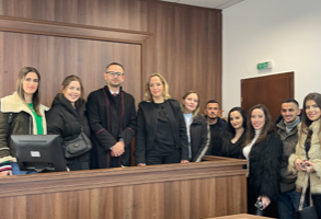Vizitë Studimore E Studenteve Të Fakultetit Juridik Të Universitetit “Isa Boletini”, Në Mitrovicë, Në Gjykatën Themelore Dega Në Vushtrri