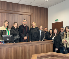 Vizitë Studimore E Studenteve Të Fakultetit Juridik Të Universitetit “Isa Boletini”, Në Mitrovicë, Në Gjykatën Themelore Dega Në Vushtrri