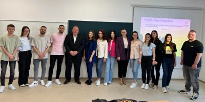 Prof.Ass.Dr. Filloreta Kunoviku Demiri And Mrs. Ardita Bytyqi Held A Lecture For The Students Of Faculty Of Economics