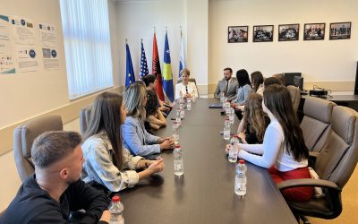 Rector Shala Hosted The Leaders Of The Student Parliament In A Meeting