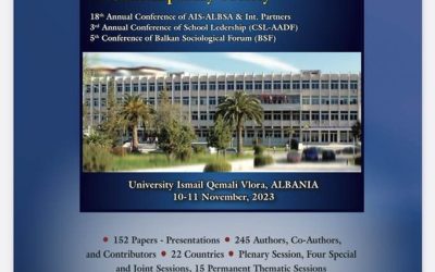 Konferenca E 18-të Vjetore Ndërkombëtare Ndërdisiplinore “Kapitali Social Dhe Sfera Publike Në Shoqërinë Bashkëkohore”, Po I Zhvillon Punimet Në Universitetin E Vlorës “Ismail Qemali” Në Vlorë, Shqipëri