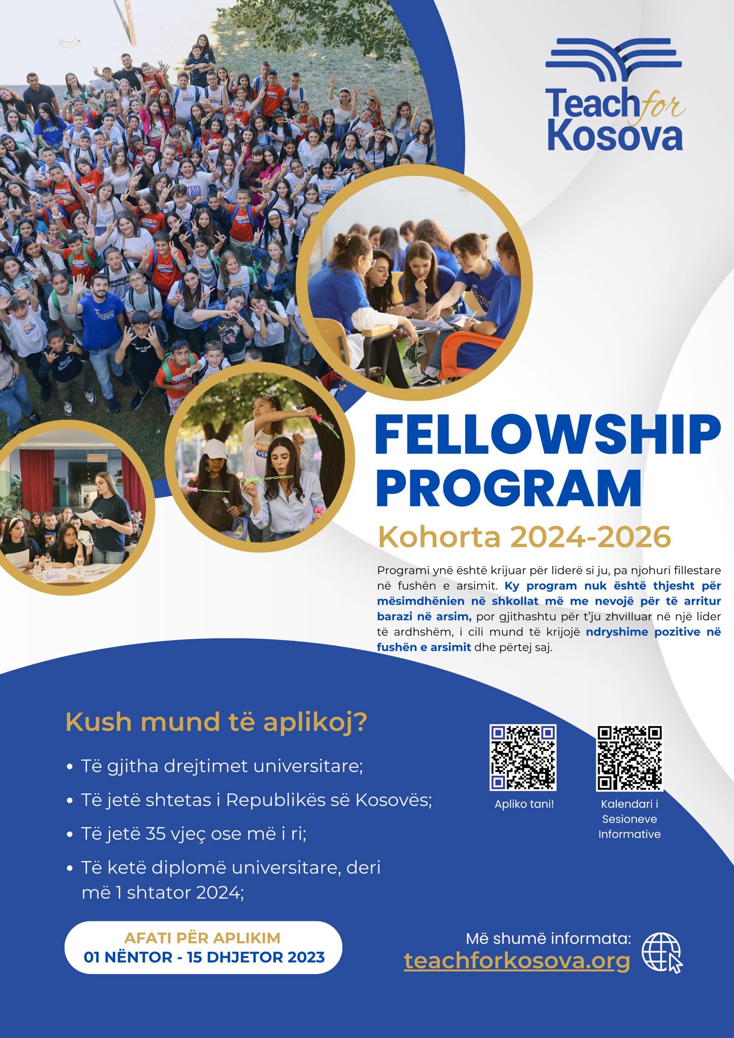 Sesion Informues: Zbuloni Programin E Fellowshipit Të Teach For Kosova