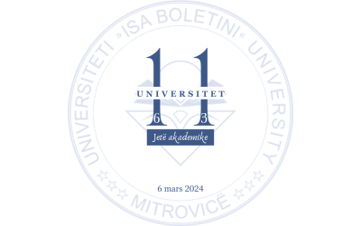 Njoftim: Manifestim Për 11 – Vjetorin E Themelimit Të Universitetit “Isa Boletini” Në Mitrovicë