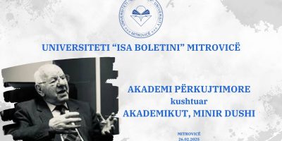 Ftesë: Akademi Përkujtimore Kushtuar Akademikut, Minir Dushi!