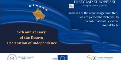 Tryezë Shkencore (online) Me Rastin E 17 – Vjetorit Të Deklaratës Së Pavarësisë Së Kosovës!