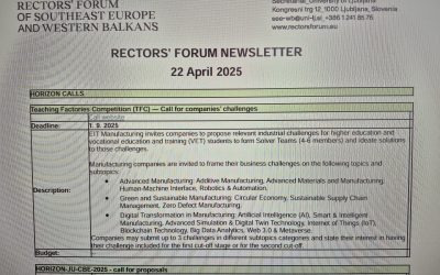 Rectors’ Forum Newsletter (24.04.2025)