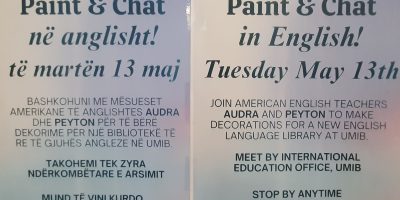 Ftesë: Paint And Chat Në Anglisht